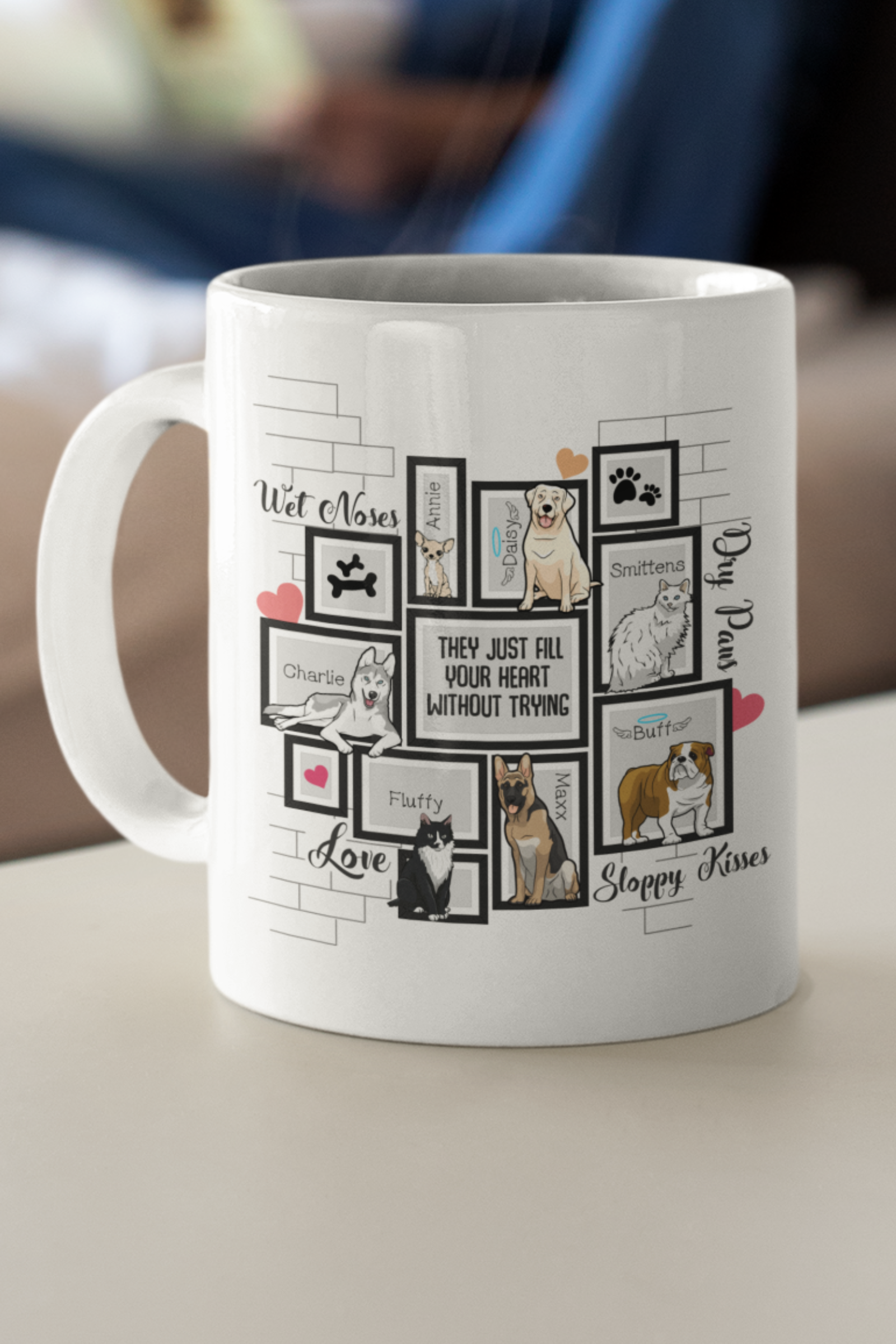 Dog Frame Themed Coffee Mug for Dog Lovers