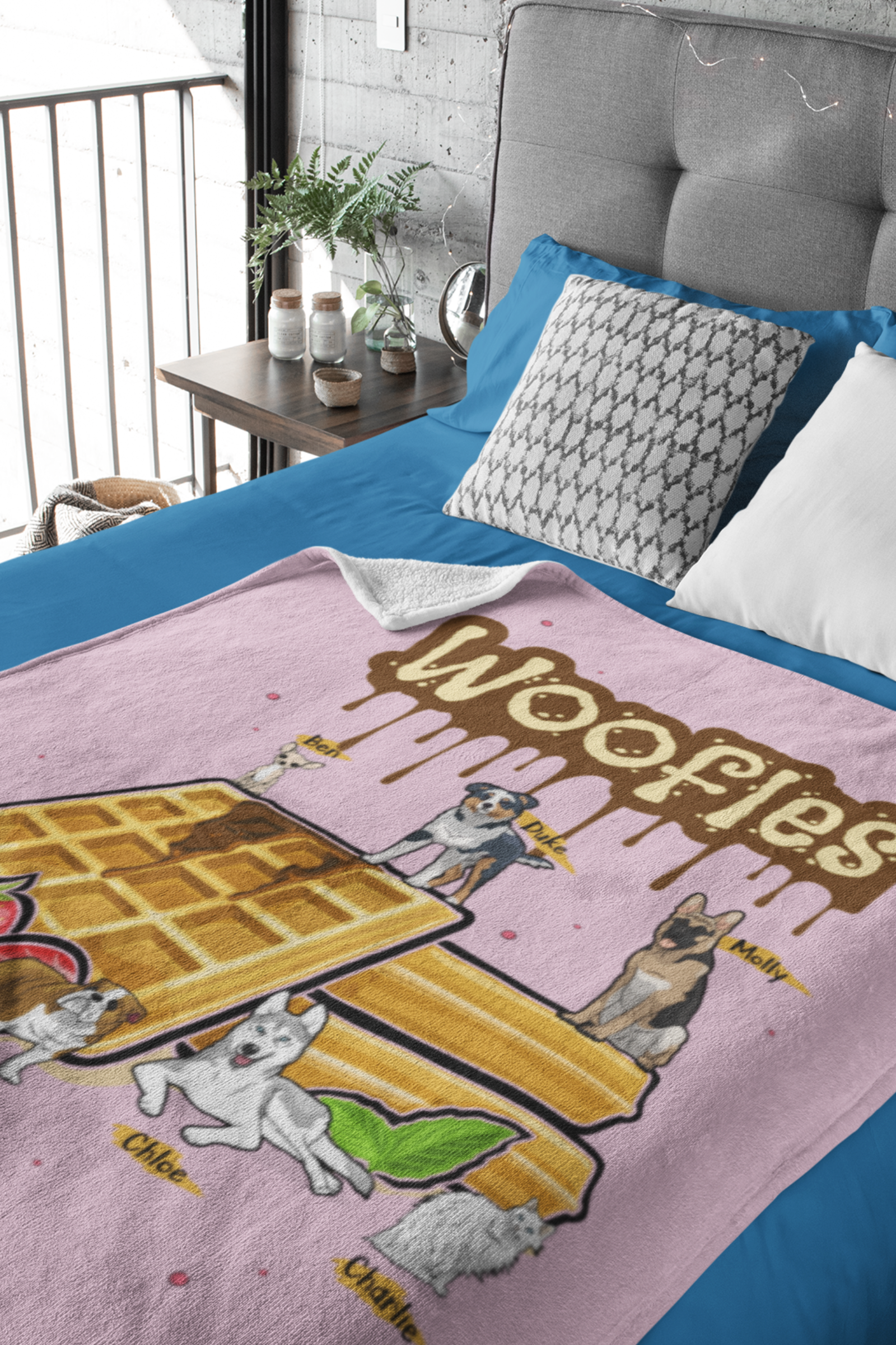 Woofles Personalized Blanket for Pet Lovers