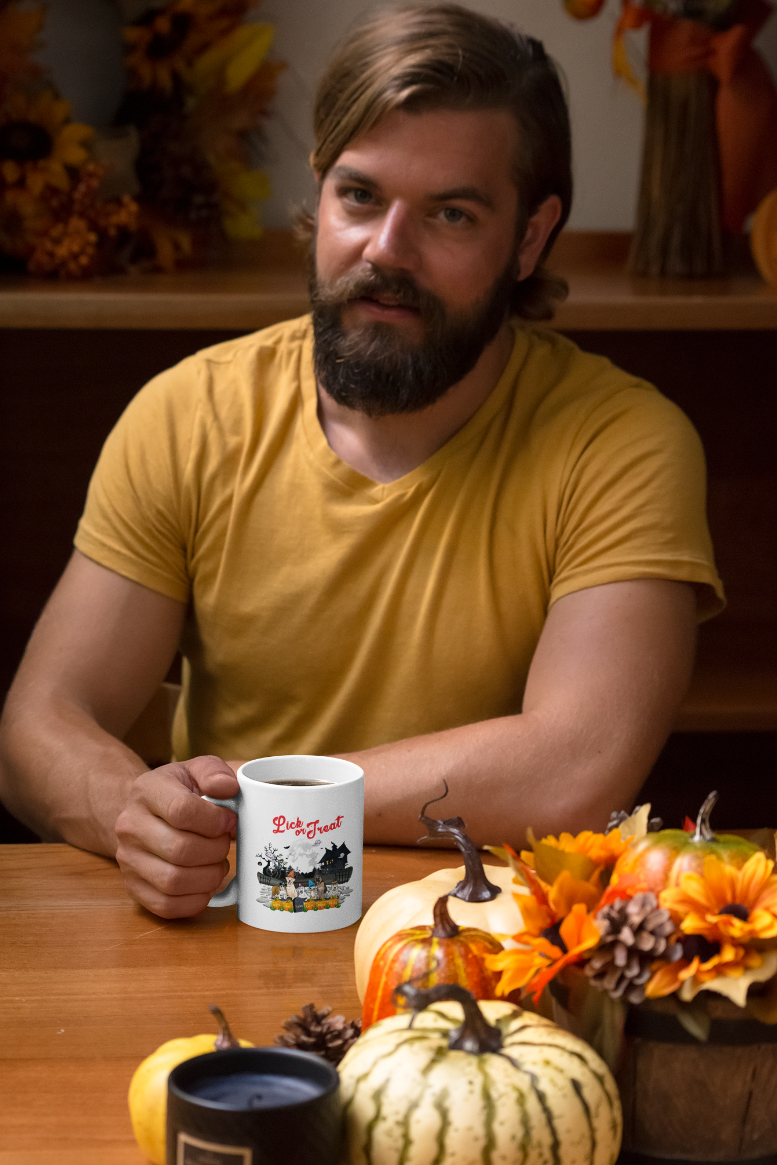 Halloween Themed Coffee Mug for Pet Lovers