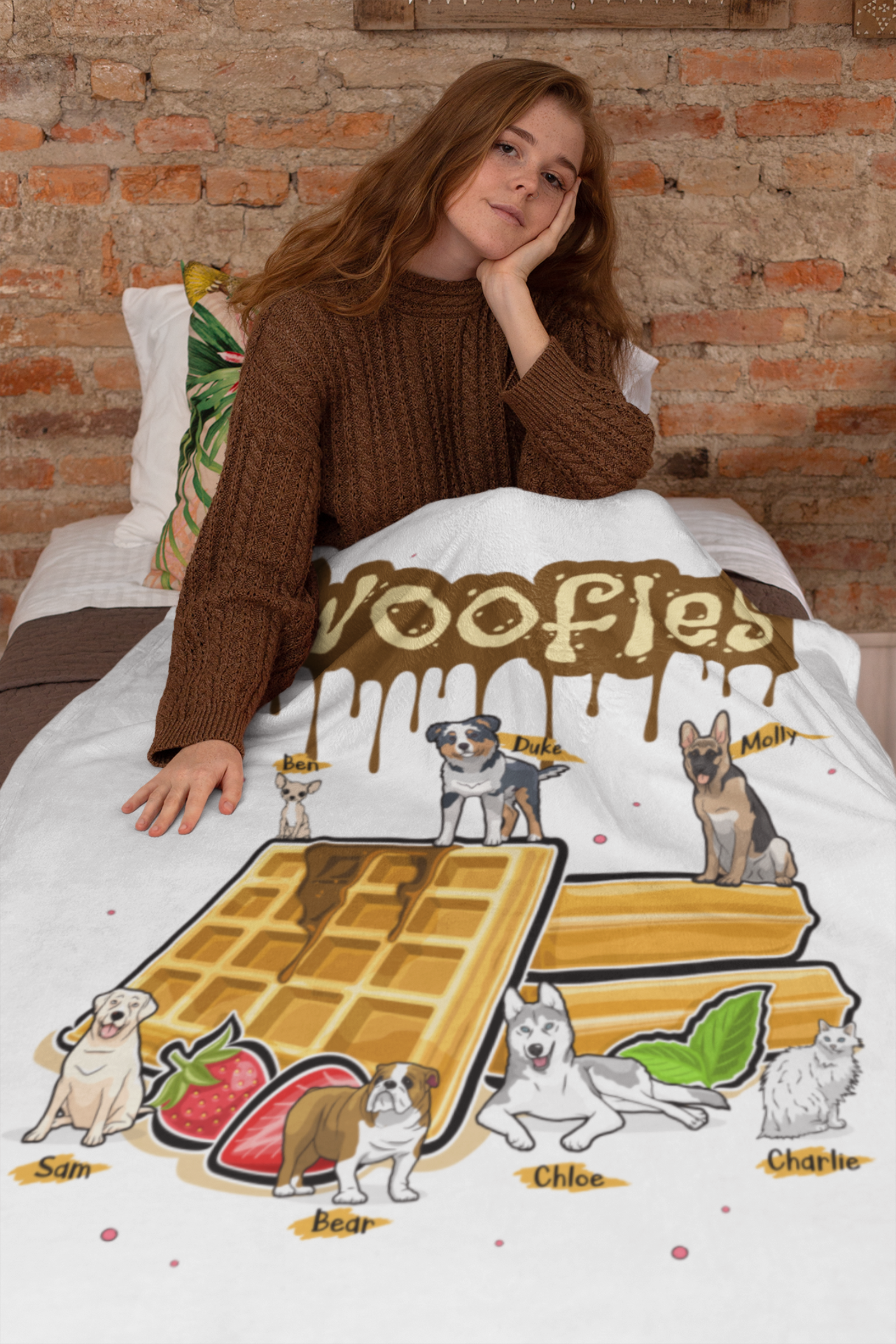 Woofles Personalized Blanket for Pet Lovers