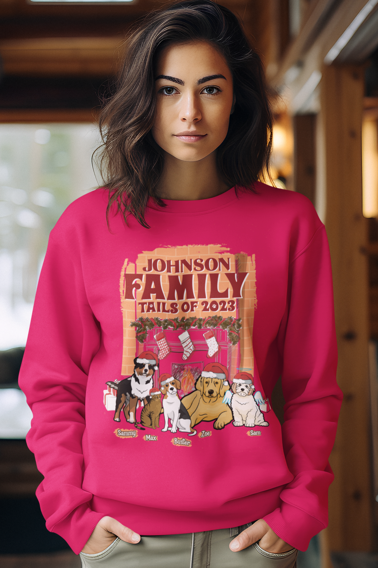 Family Tails Customized Sweatshirt For Dog Parents