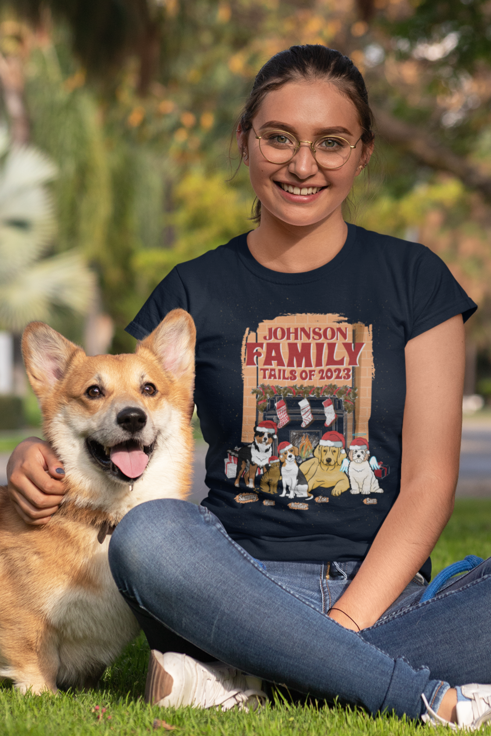Family Tails Customized Tee Shirt & Pet Lovers