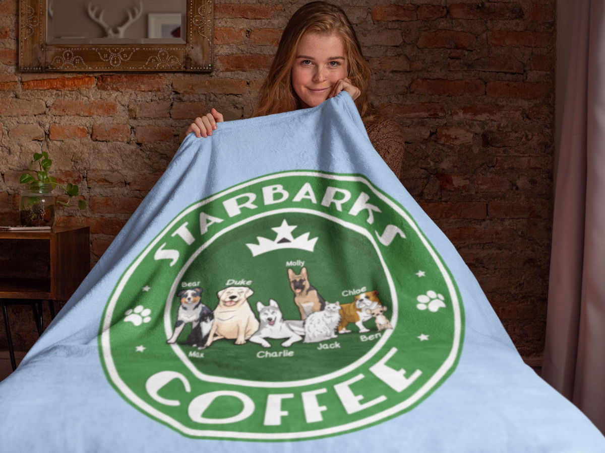 StarBarks Personalized Blanket for Pet Lovers