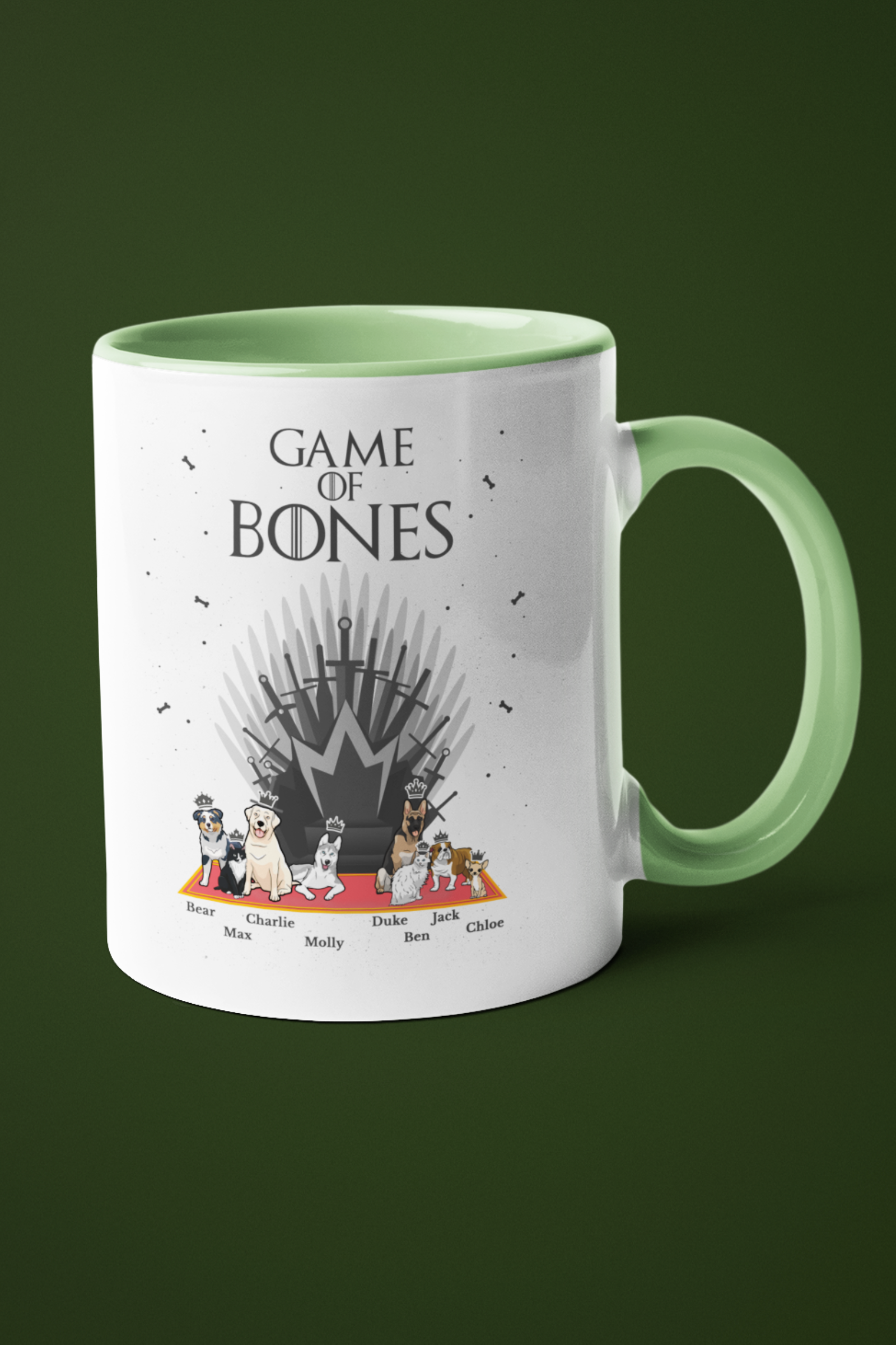 Game of Bones...Color Accent Mug