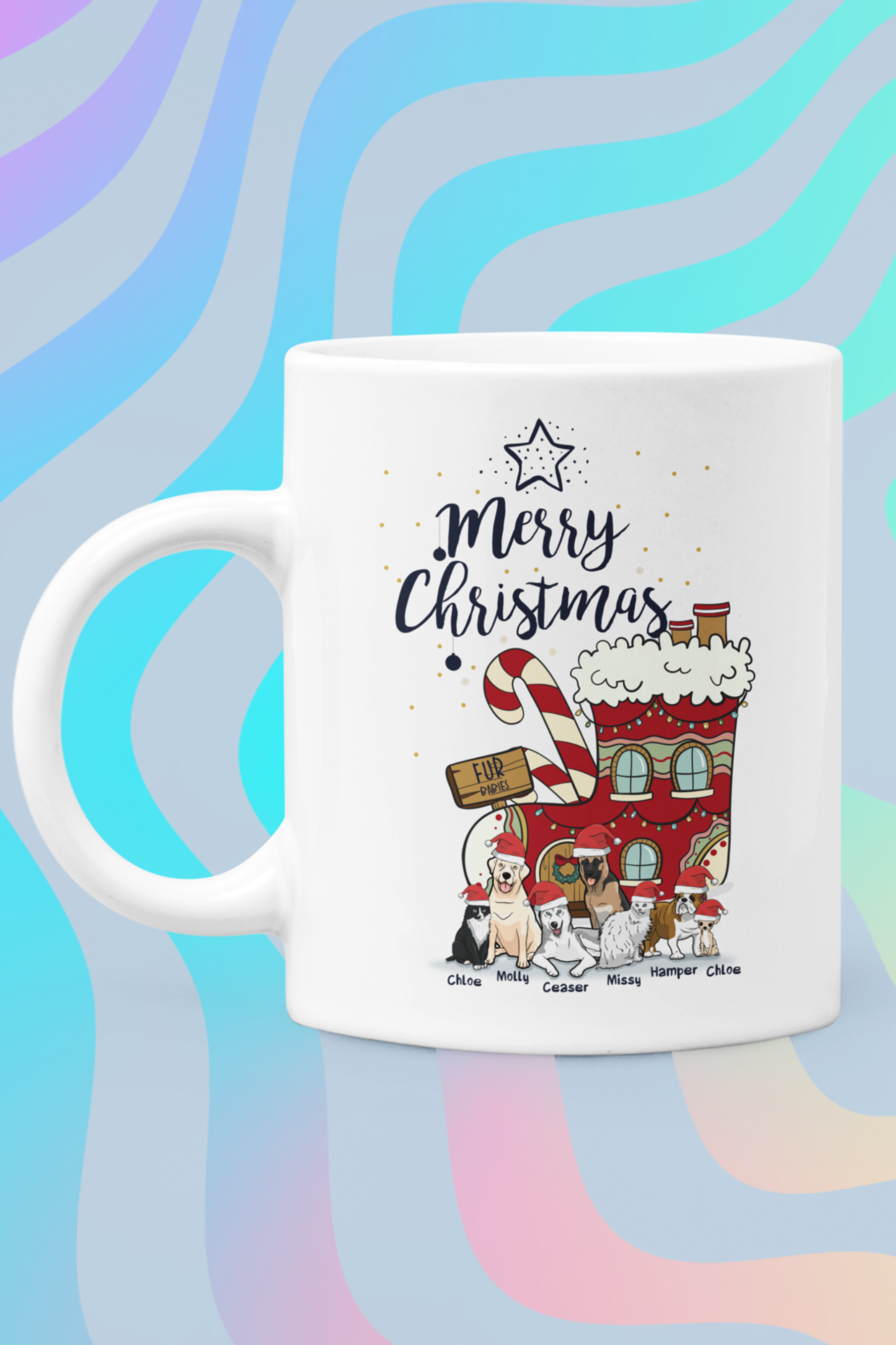 Merry Christmas Pet Lover Coffee Mug