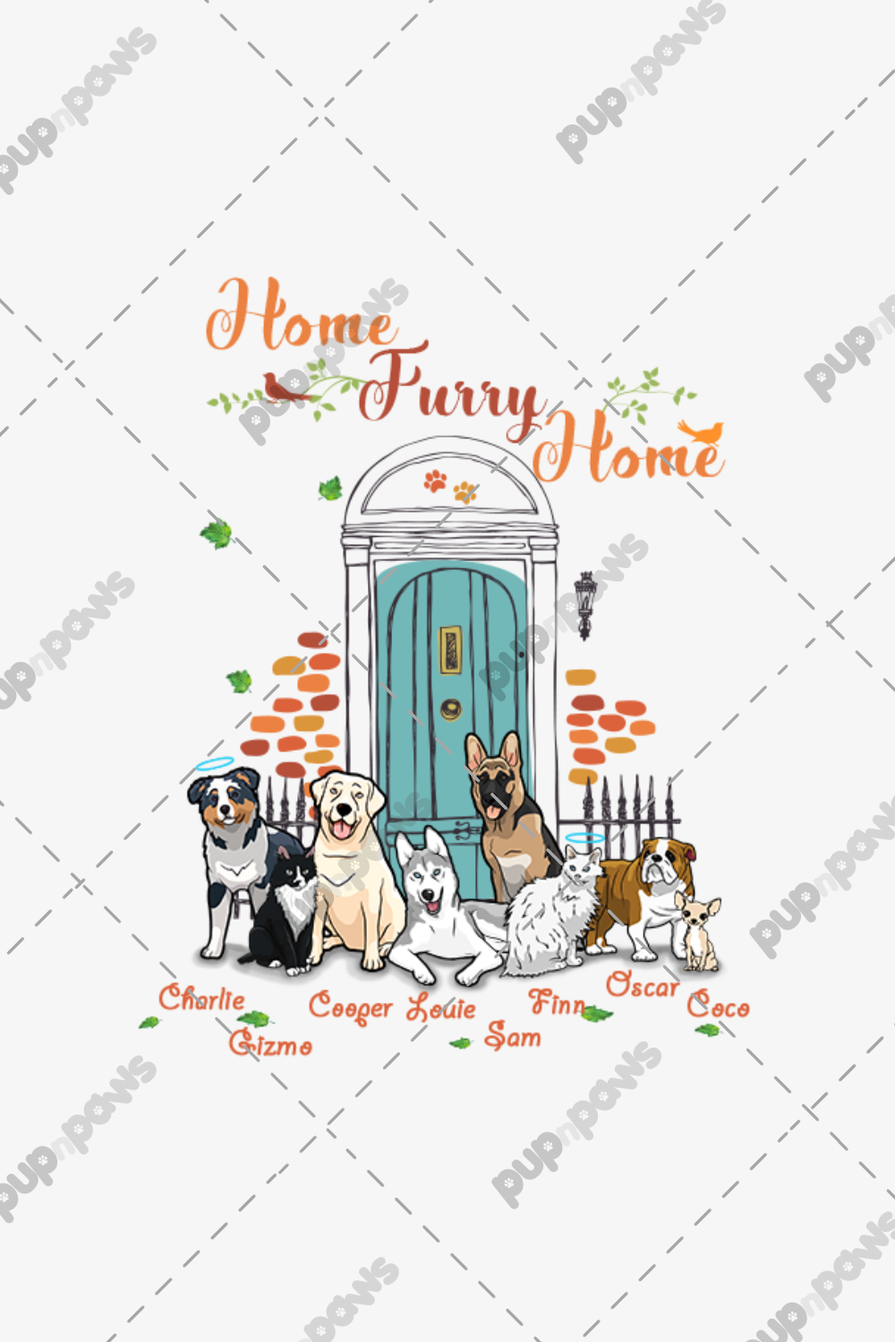Home Furry Home Hoodies for Dog Lovers