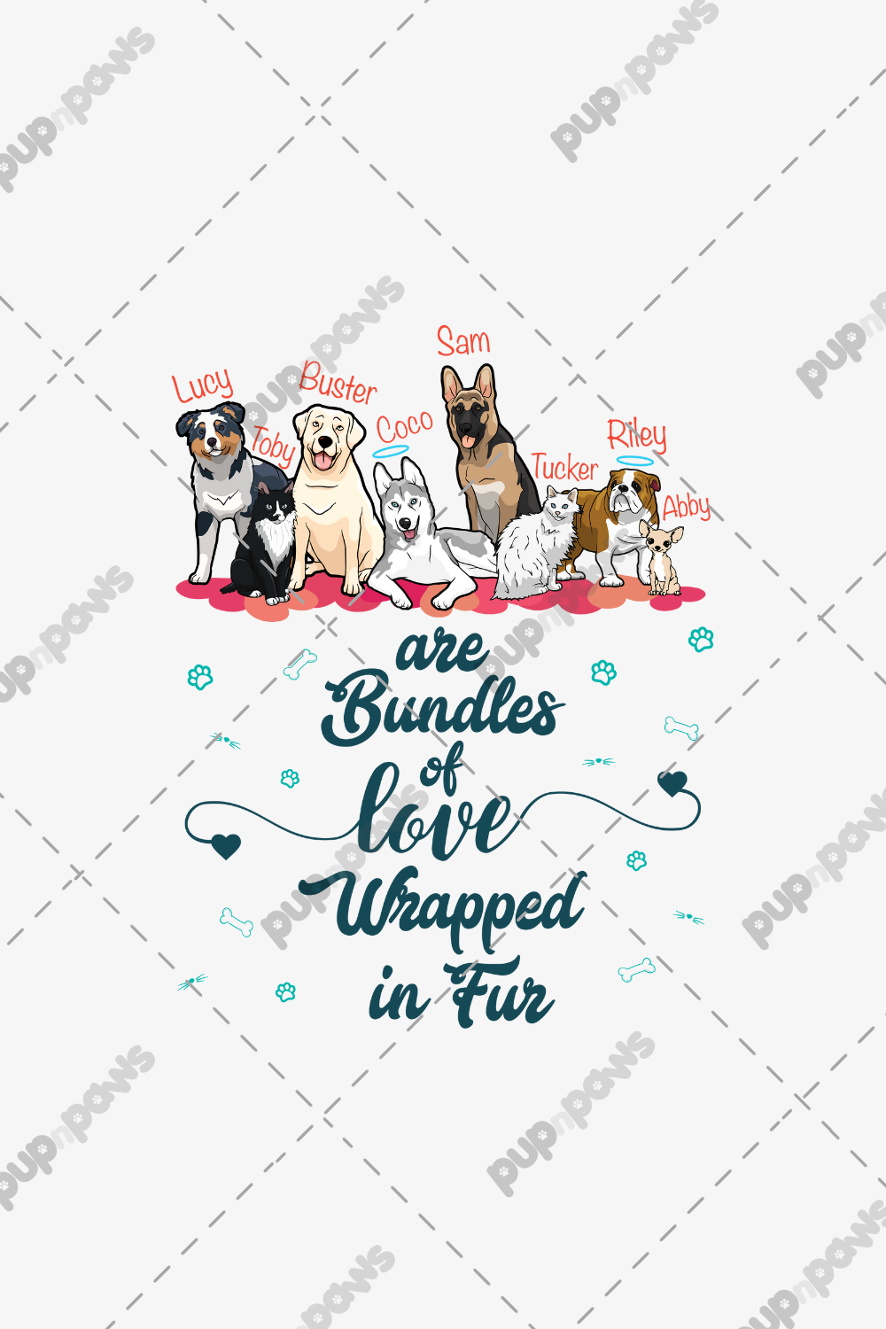 Bundles of Love.... Tee Shirt For Dog Parents