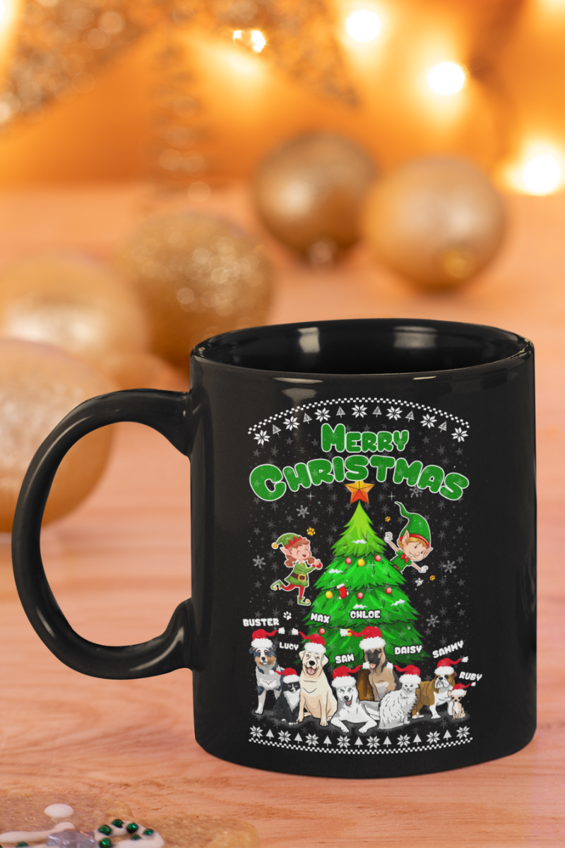 Christmas Themed Mug For Dog Lovers