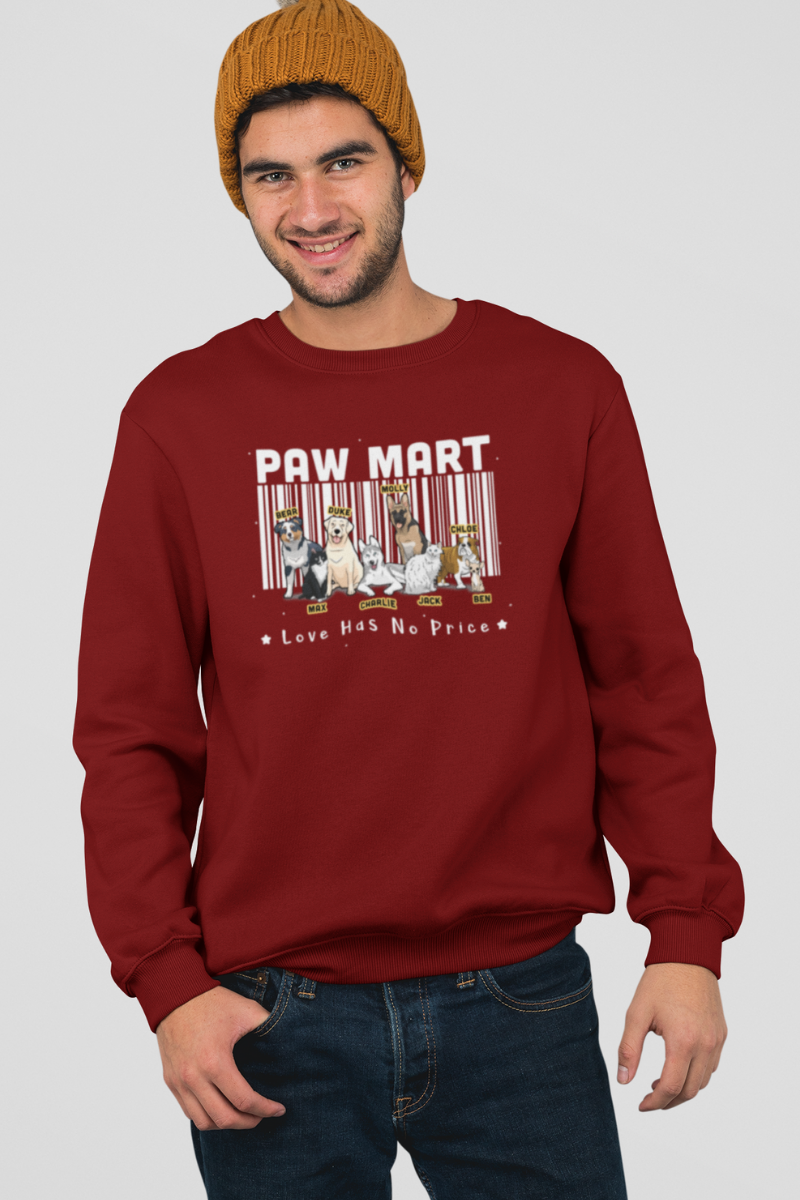 Paw Mart Customized Sweatshirt For Dog Lovers