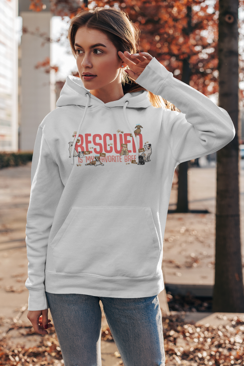 Rescue Is My Favorite Breed Customized Hoodie For Dog Lovers