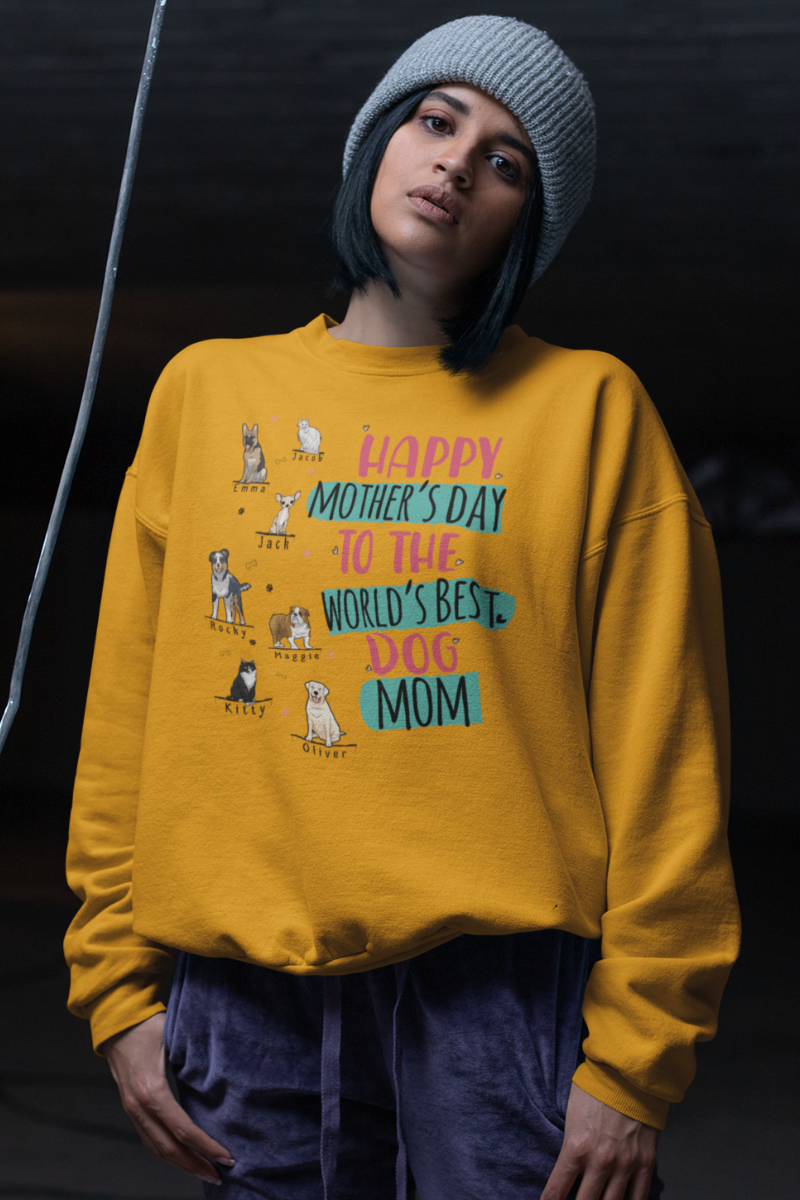 Happy Mother's Day Sweatshirt For Dog Mom