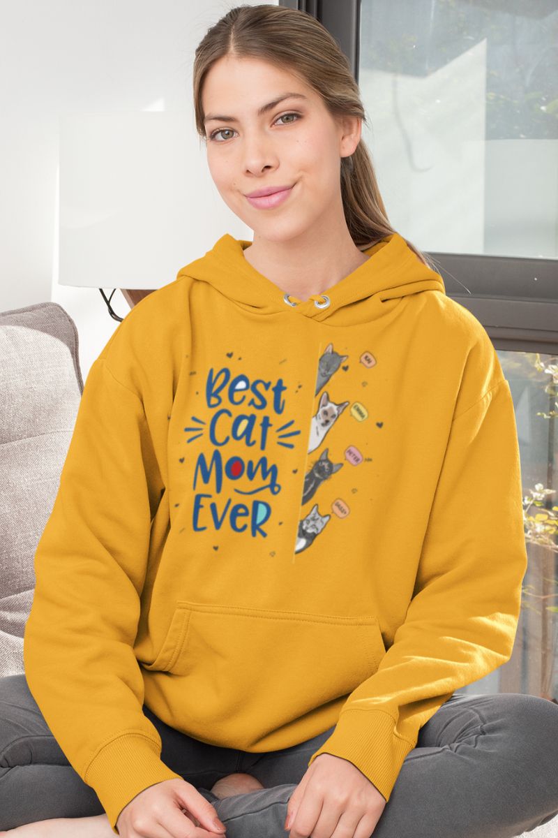 Personalized Best Cat Mom Hoodies