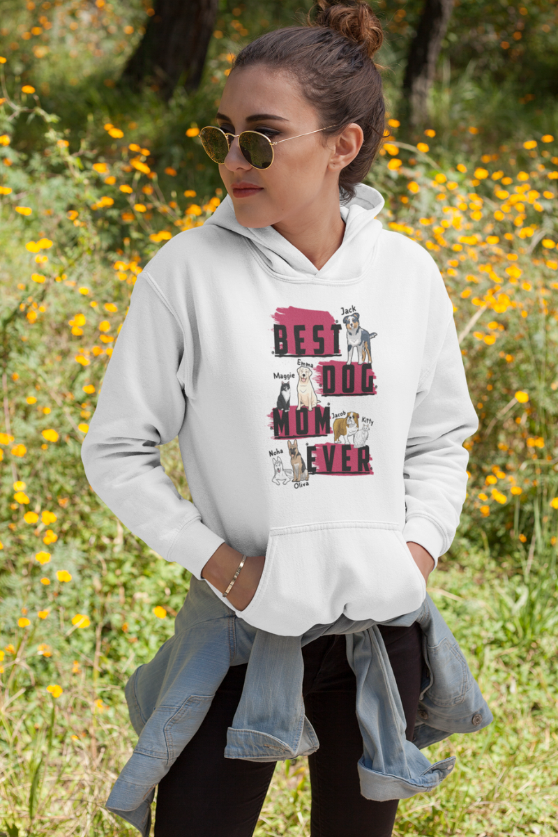 Customized Hoodies For Best Dog Mom Ever