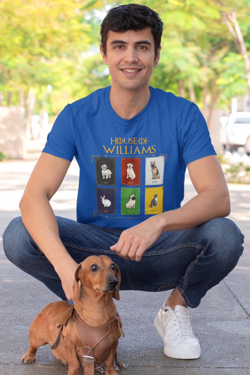 Personalized GOT Themed Tee For Pet lovers