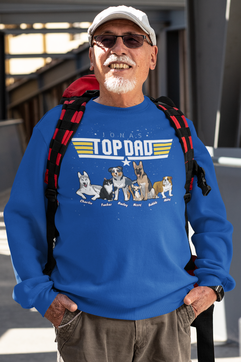 Customized Top Dad Sweatshirt