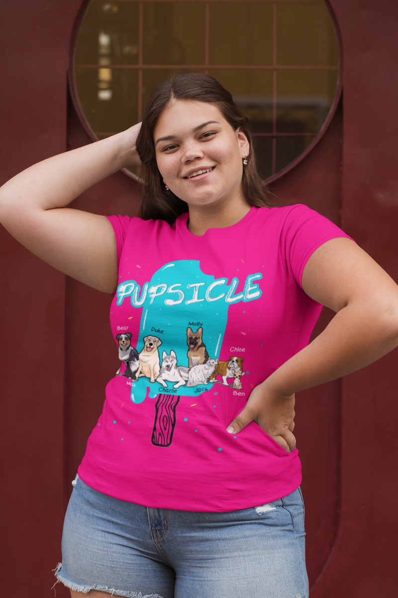 Customized Pupsicle Tee For DogLovers