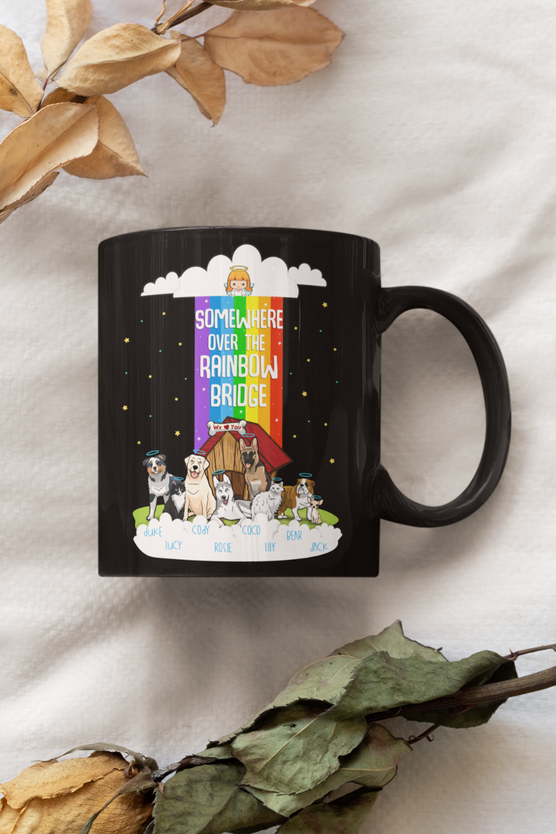 Rainbow Themed Mug For Dog Lovers