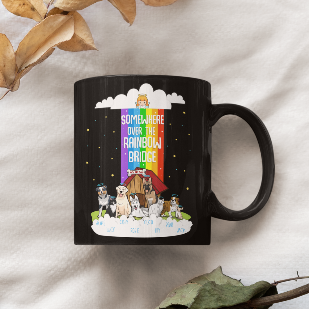 Rainbow Themed Mug For Dog Lovers
