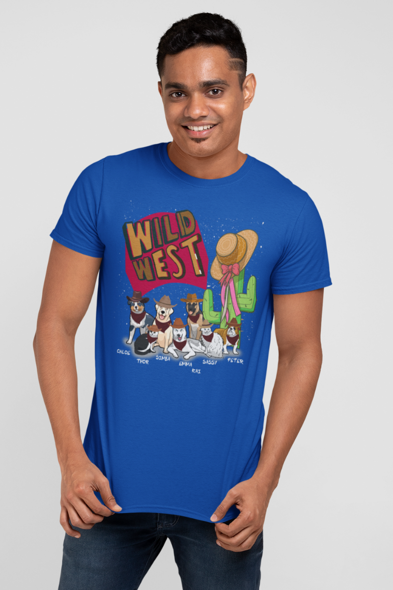 Wild West Customized Tee For DogLovers