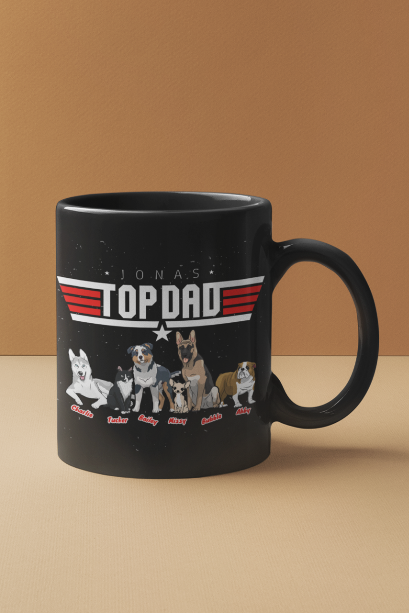 Customized Top Dad Mug