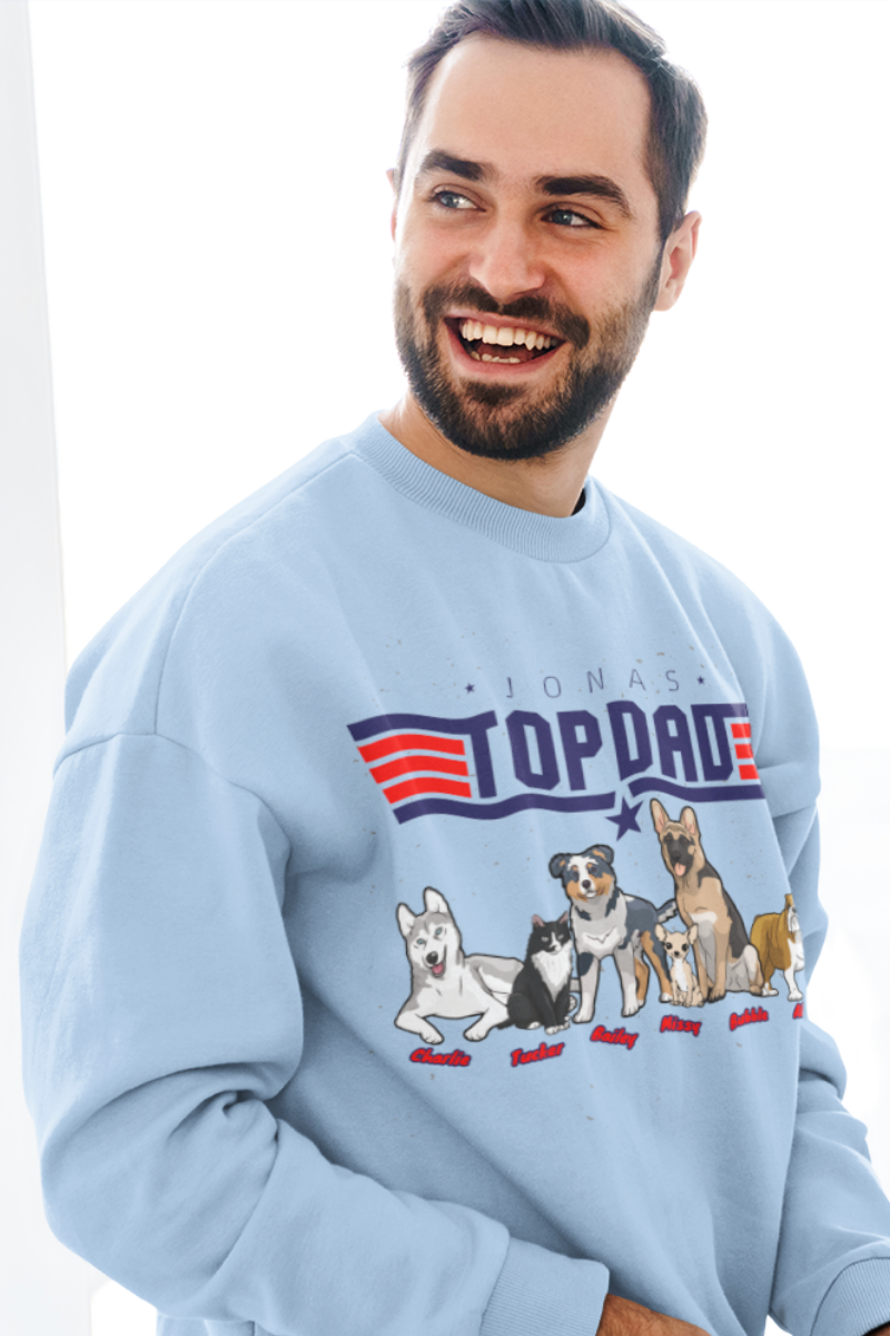 Customized Top Dad Sweatshirt