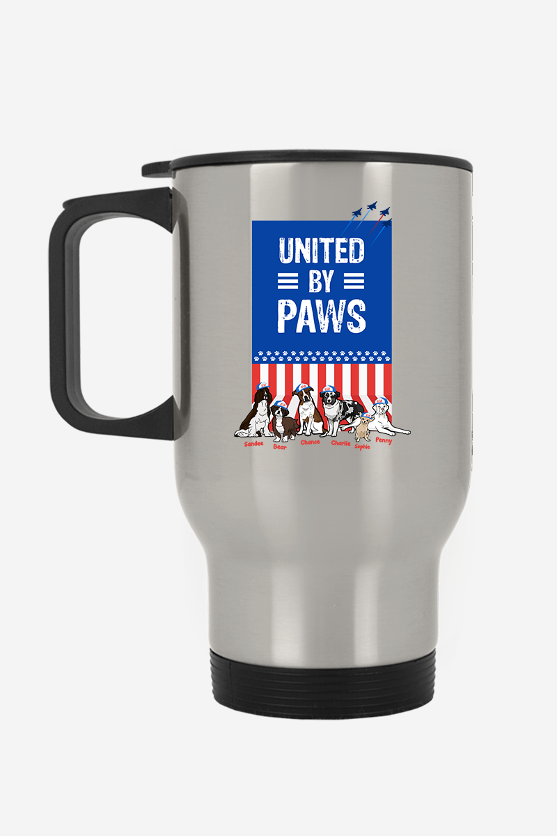 United By Paws Travel Mug For Dog Lovers