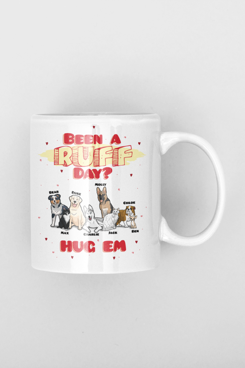 Been A Ruff Day?? Personalized Mug For Dog Lovers