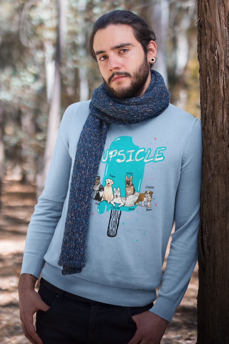Customized Pupsicle Sweatshirt For DogLovers