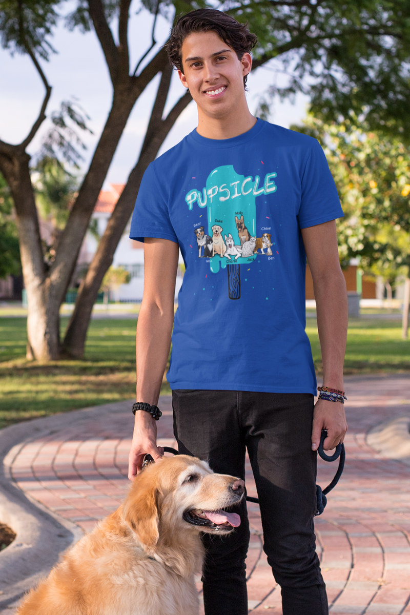 Customized Pupsicle Tee For DogLovers