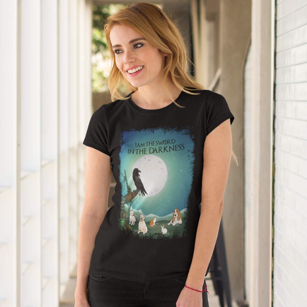"The Sword In The Darkness" Customized Tee For Pet lovers