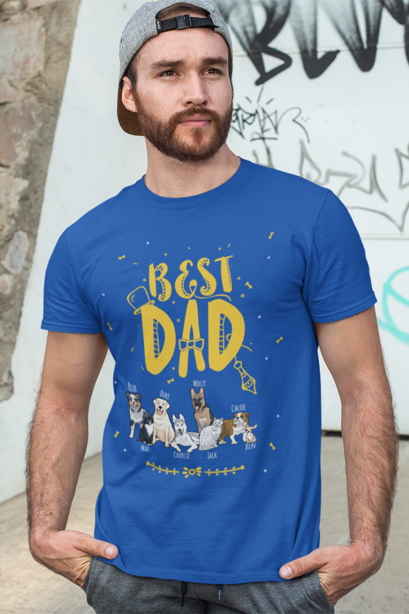 Customized Best Dad Tee (PAWdad special)