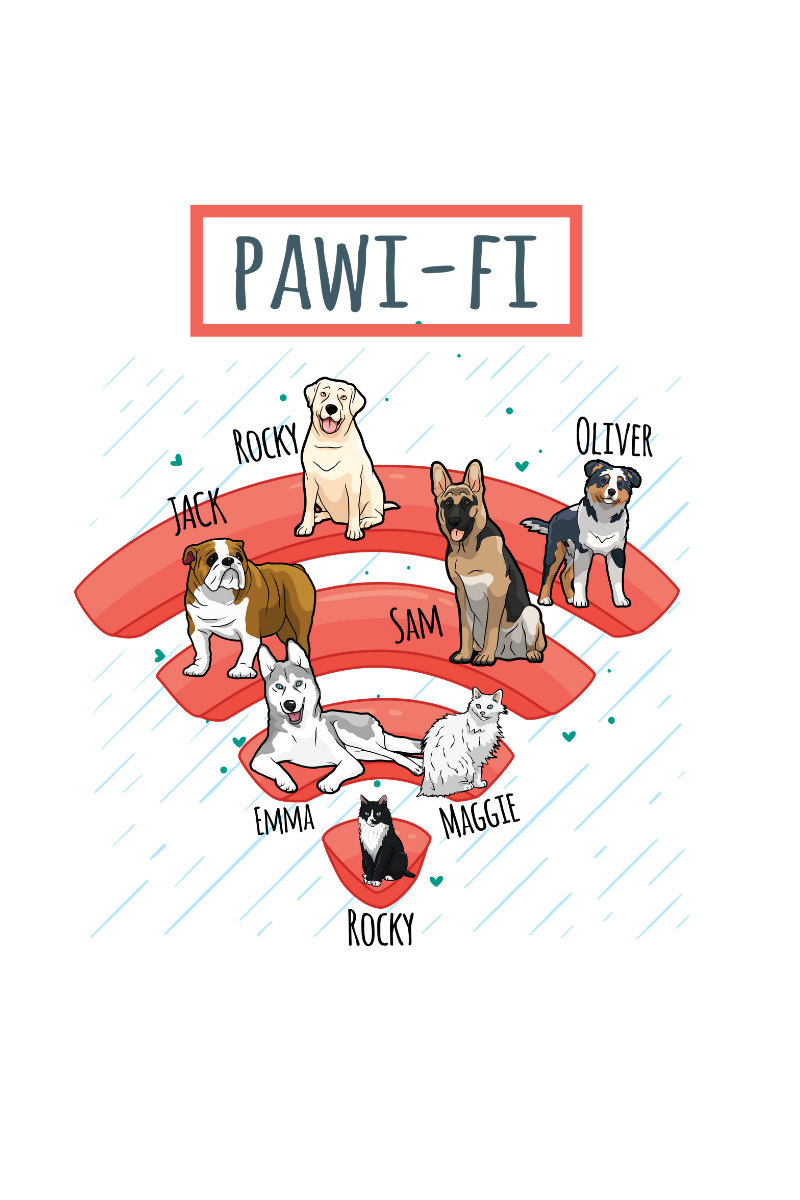 Pawi-Fi Customized Dog Lover Mug