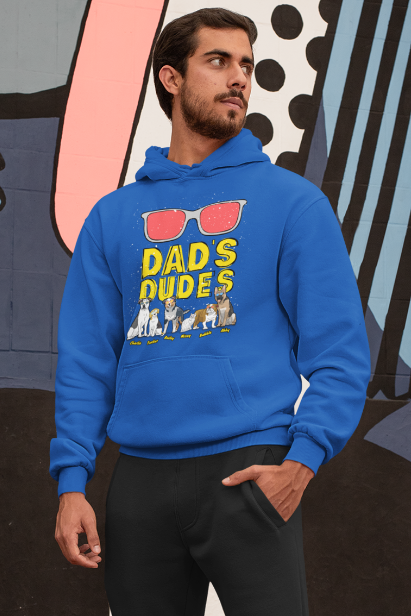 Customized Dad Dudes Hoodies