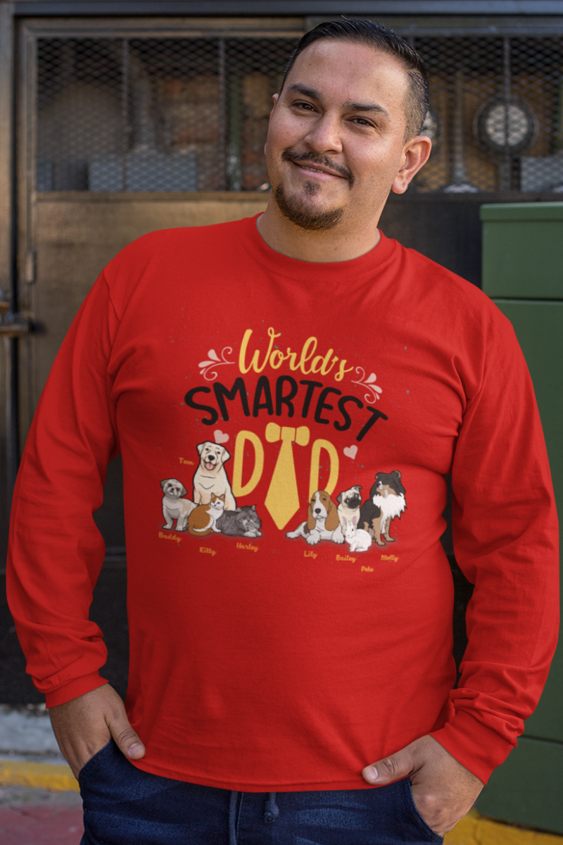 Customized Sweatshirt For World's Smartest Dad