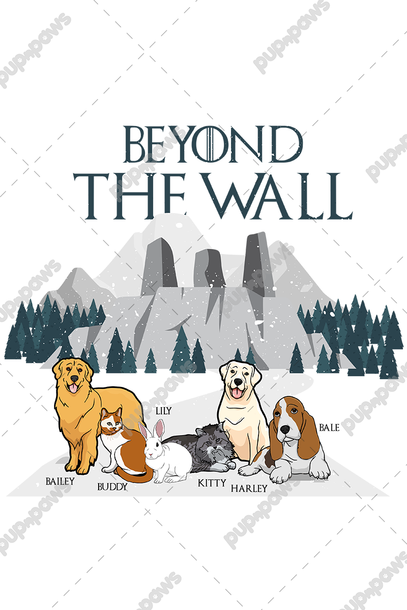 "Beyond The Wall"  Personalized Mug For Pet lovers