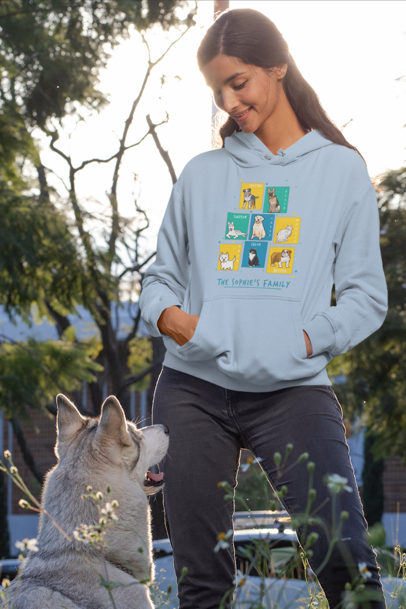 The Family Customized Pet Lover Hoodies