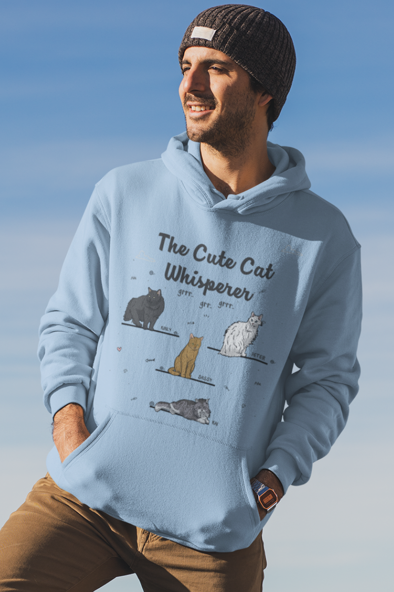 The Cute Cat Whisperer Personalized Hoodies