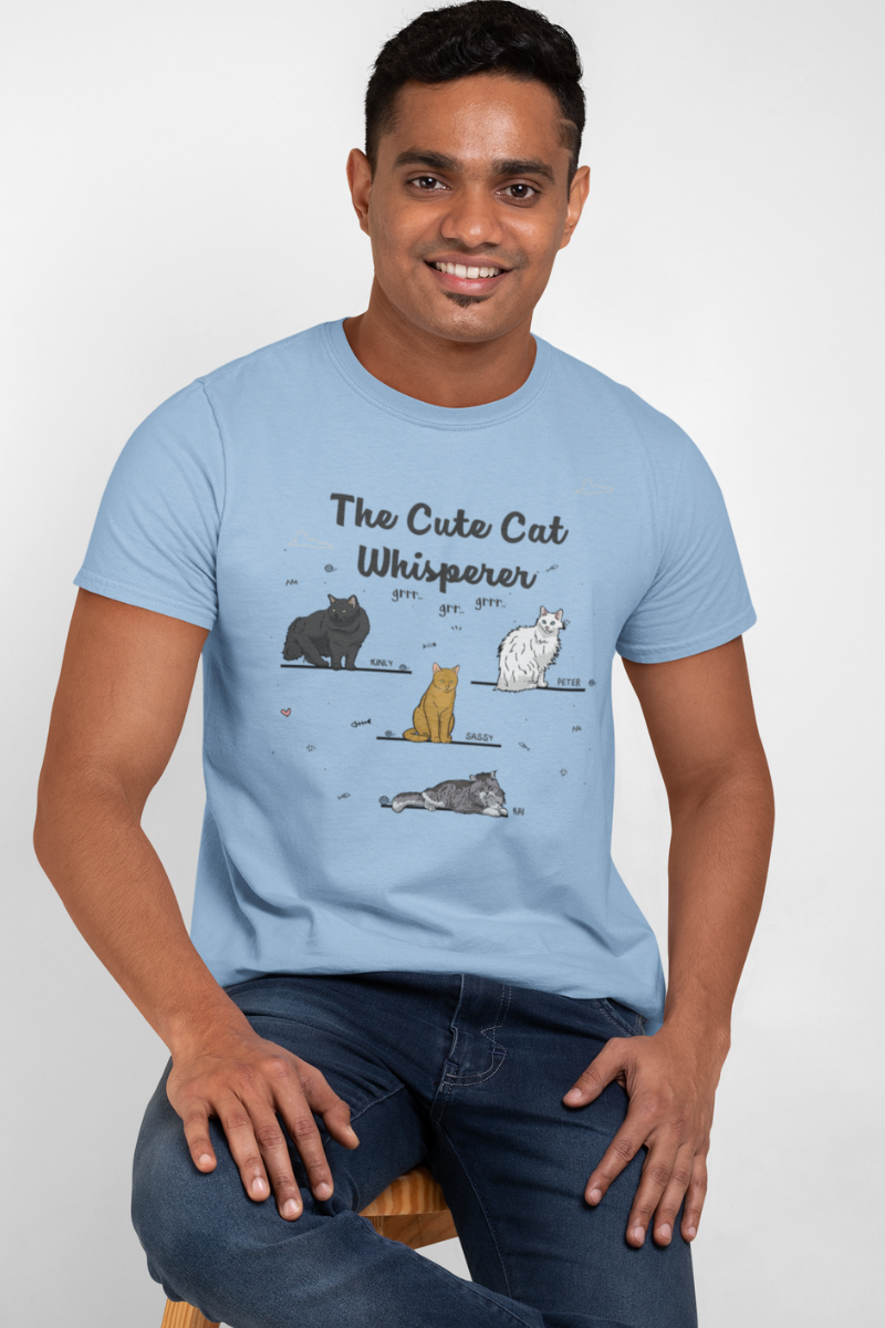 The Cute Cat Whisperer Personalized Tee
