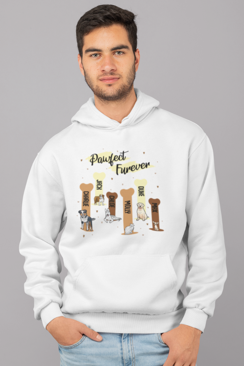 Pawfect Furever Personalized Dog Lover Hoodies