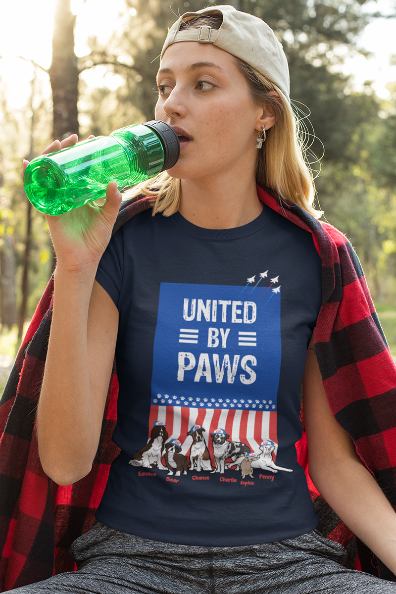 United By Paws Personalized Tee For Dog Lovers