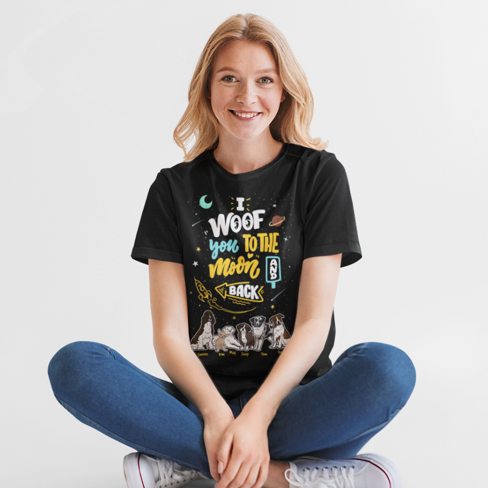 I Woofy You To The Moon... Personalized Tee For DogLovers