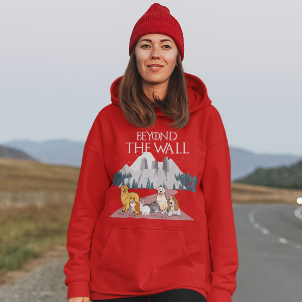 "Beyond The Wall" Personalized Hoodie For Pet lovers
