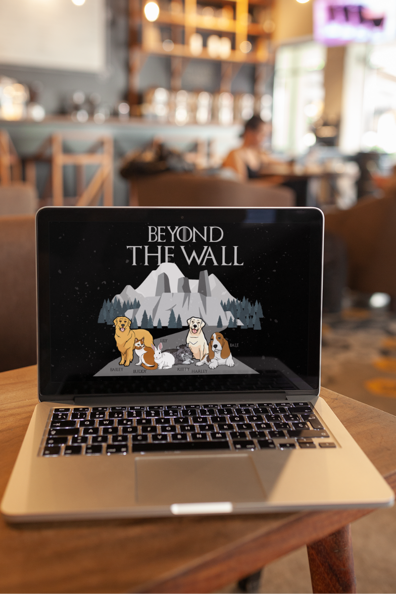 "Beyond The Wall" Personalized Digital Wallpaper