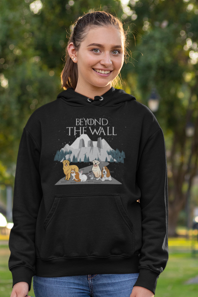 "Beyond The Wall" Personalized Hoodie For Pet lovers