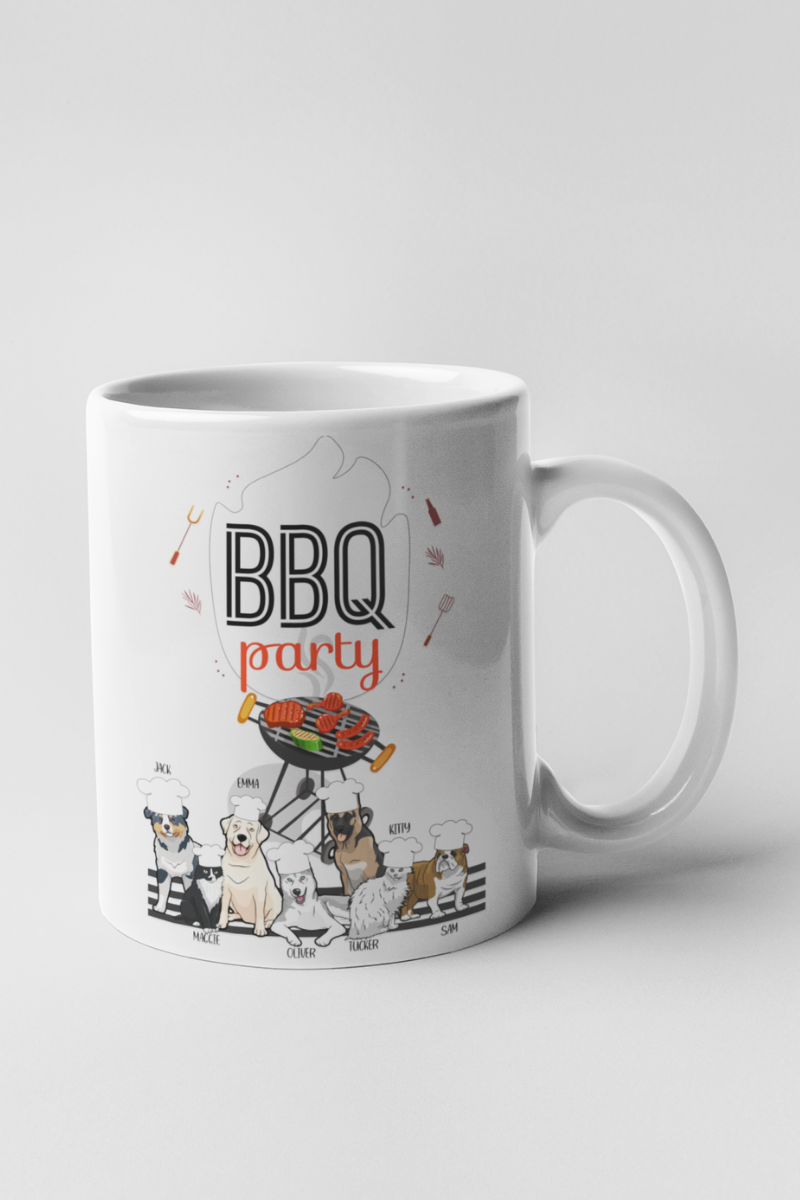 BBQ Party Customized Pet Lover Mug