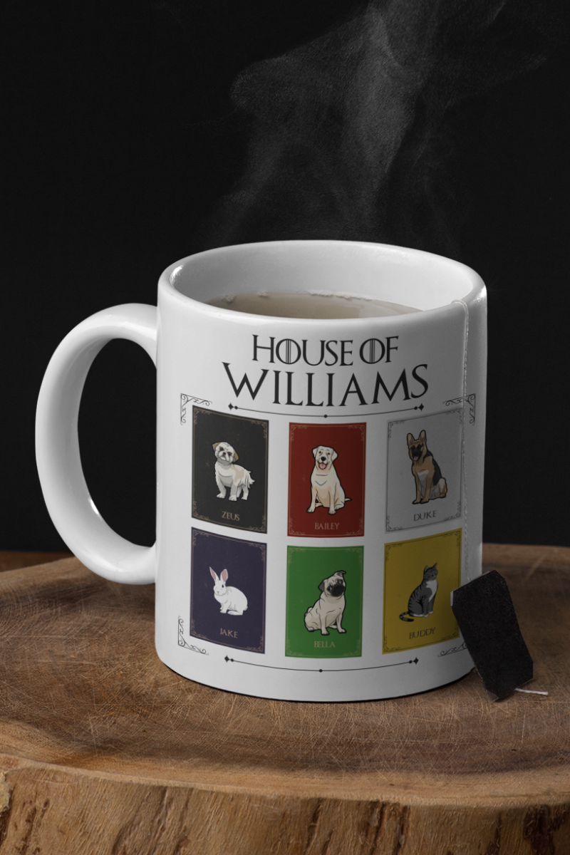 Personalized GOT Themed Mug For Pet lovers
