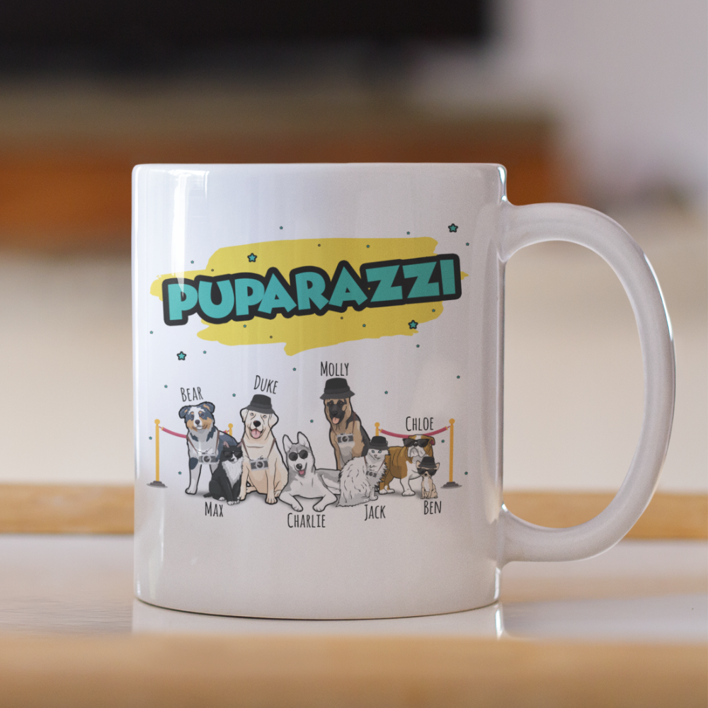 Puparazzi Customized Dog Lover Mug