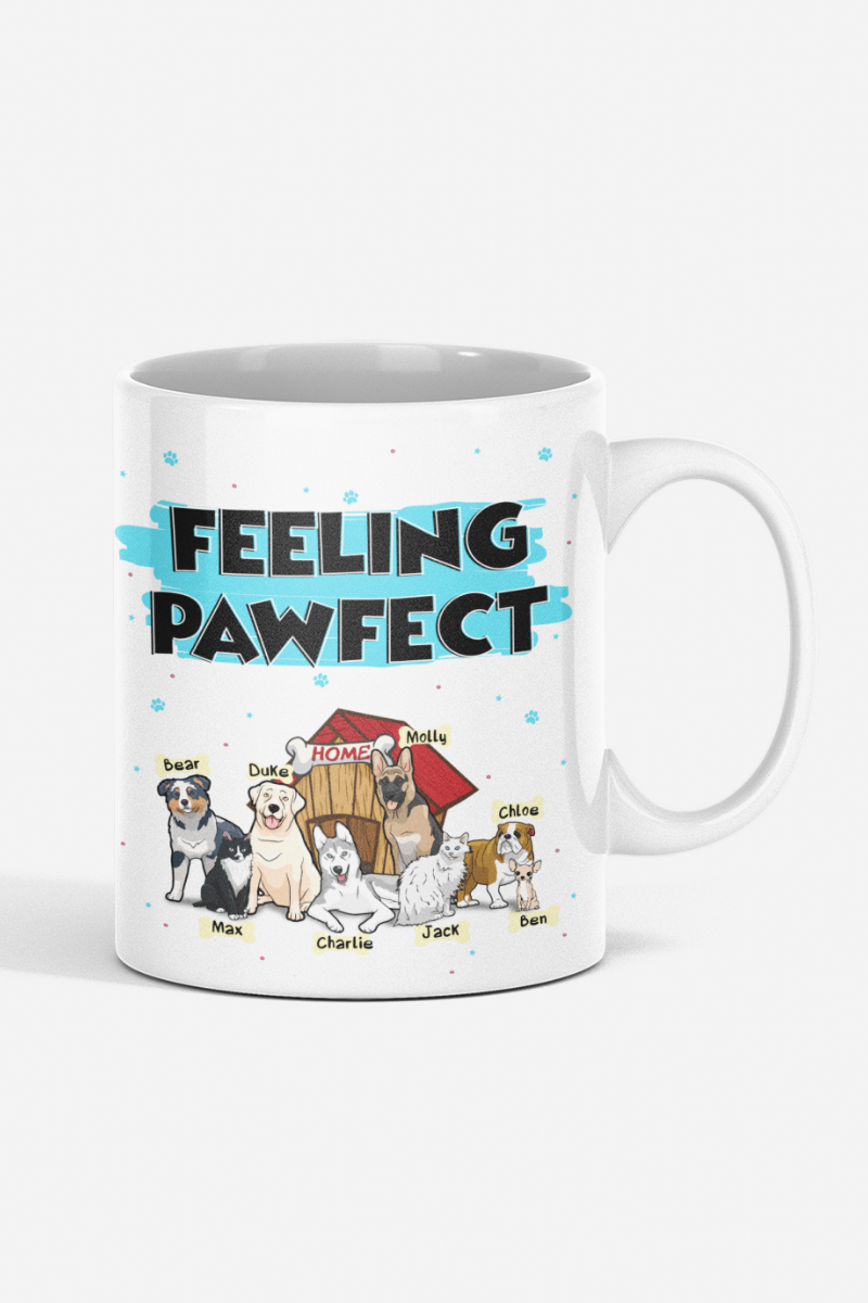 Feeling Pawfect Personalized Dog Lover Mug