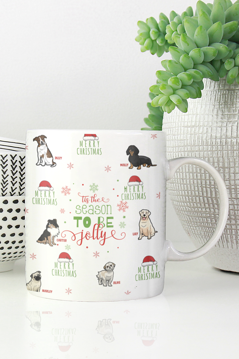 Christmas All Over Print Personalized Pet Lovers Mug