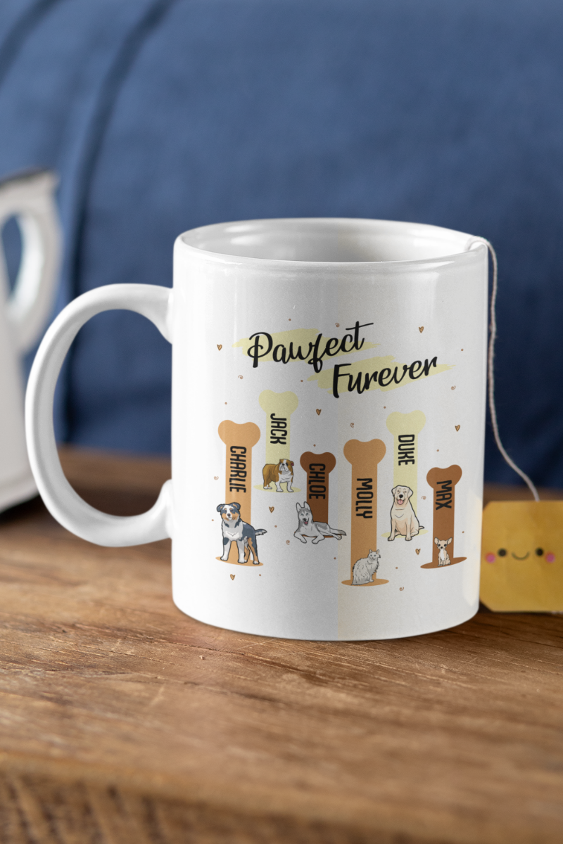 Pawfect Furever Personalized Dog Lover Mug